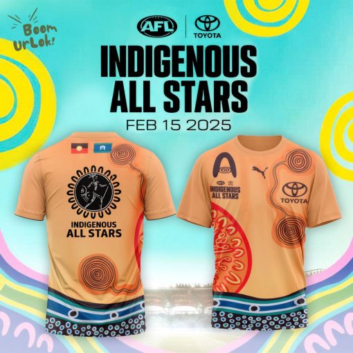 2025 Authentic Indigenous All Stars T-shirt | Limited Edition