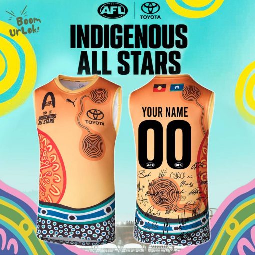 2025 Custom Authentic Indigenous All Stars Guernsey | SIGNATURE Edition