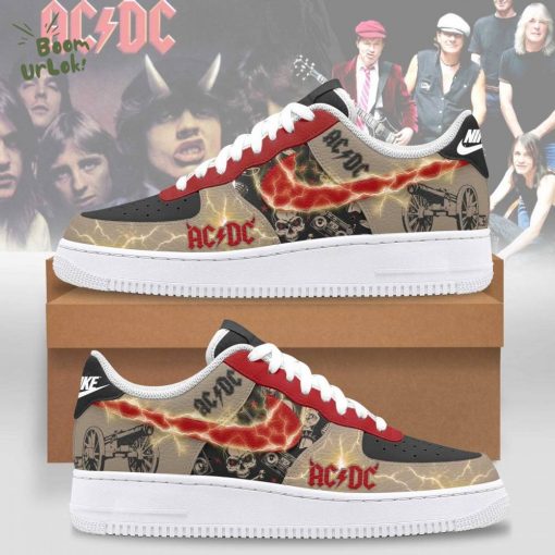 AC/DC AF1 Nike Sneakers – Limited Edition Rock & Roll Fan Shoes