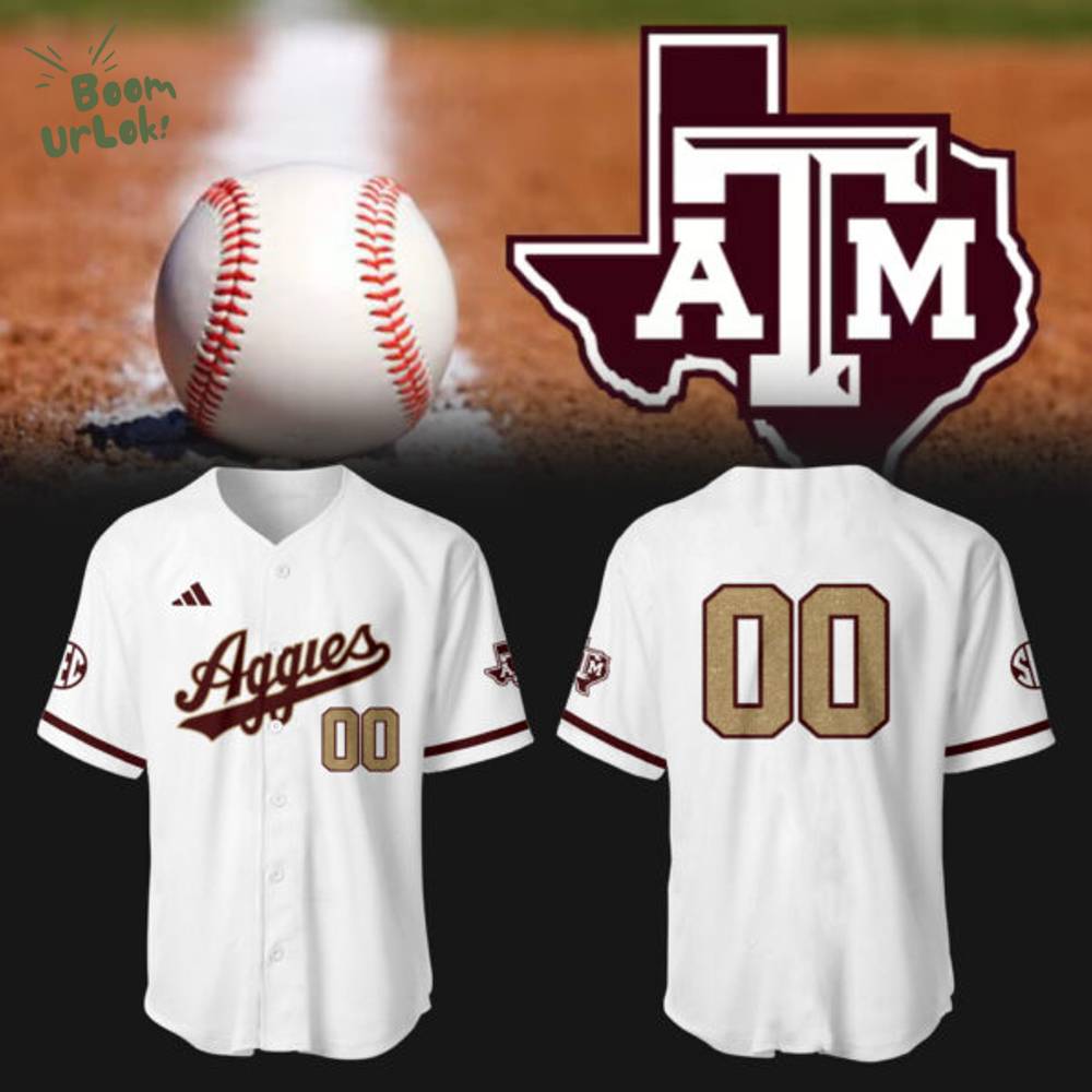Aggies Limited Edition Custom Number Baseball Jersey Personalized Aggies Limited Edition Custom Number Baseball Jersey Personalized