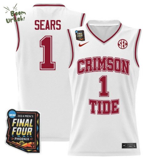Alabama Crimson Tide 2024 Final Four Patch Basketball Jersey – Limited Edition