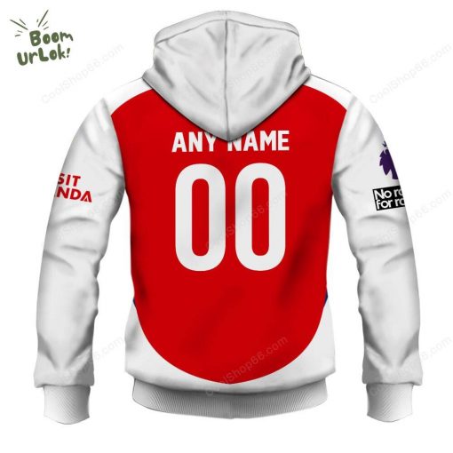 Arsenal F.C. Home Jersey Style Hoodie – Soccer Fan Apparel