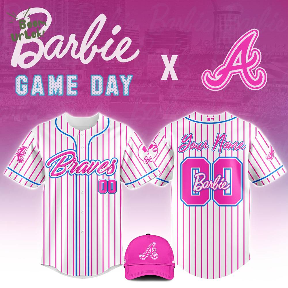 Atlanta Braves MLB x Barbie Night Game Limited Edition Jersey 2025 Atlanta Braves MLB x Barbie Night Game Limited Edition Jersey 2025