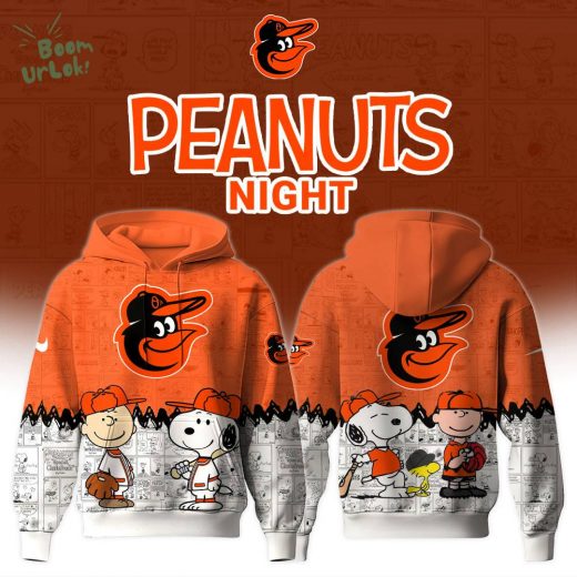 Baltimore Orioles MLB x 75th Anniversary of Peanuts Limited Edition Hoodie 2025