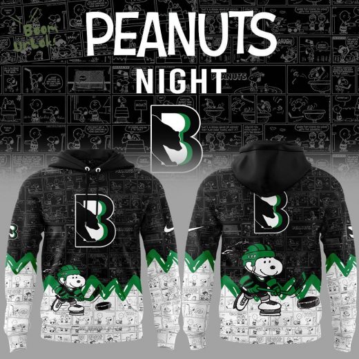 Binghamton Black Bears 75th Anniversary of Peanuts Limited Edition Hoodie