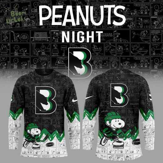 Binghamton Black Bears 75th Anniversary of Peanuts Limited Edition Jersey