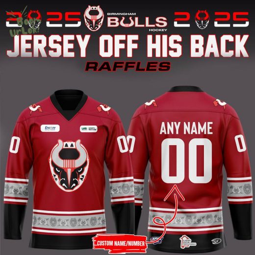 Birmingham Bulls Hockey 2025 Limited Edition Personalized Jersey