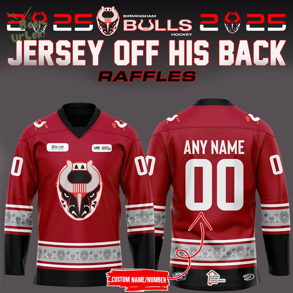Birmingham Bulls Hockey 2025 Limited Edition Personalized Jersey Birmingham Bulls Hockey 2025 Limited Edition Personalized Jersey