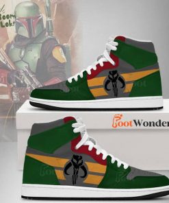 Boba Fett Star Wars Shoes for Fans – Limited Edition AJ1 Sneakers