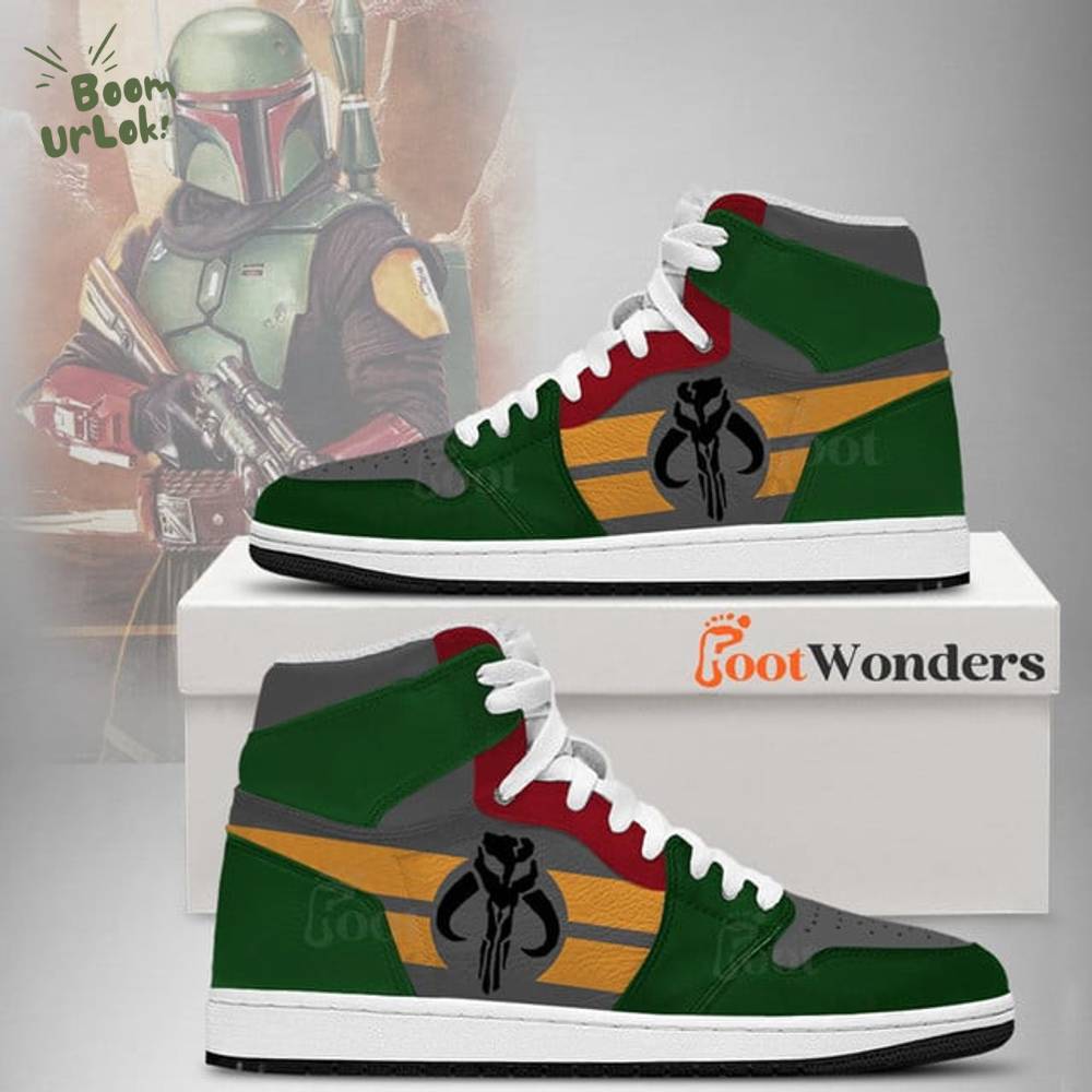 Boba Fett Star Wars Shoes for Fans - Limited Edition AJ1 Sneakers Boba Fett Star Wars Shoes for Fans - Limited Edition AJ1 Sneakers