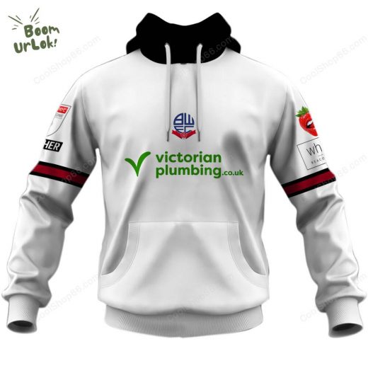 Bolton Wanderers F.C. Home Jersey Style Hoodie – Football Merchandise