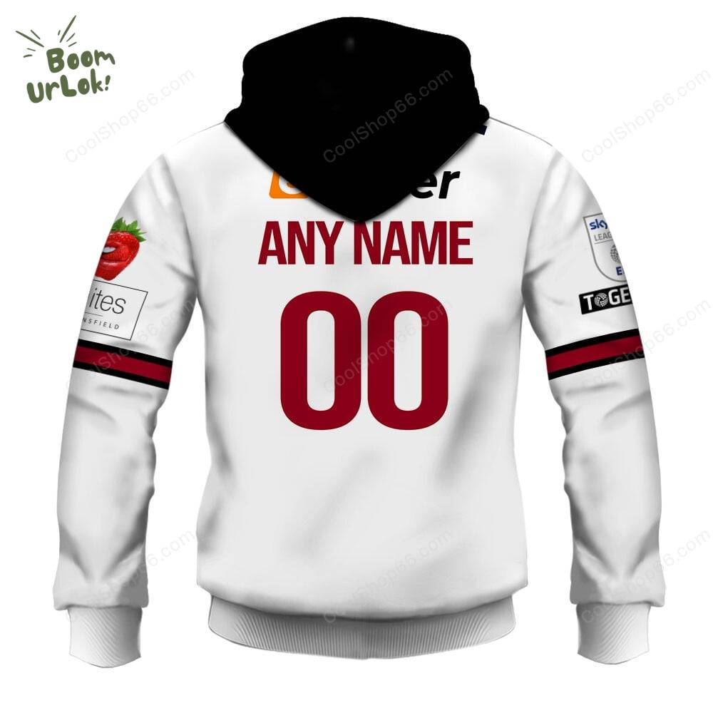 Bolton Wanderers F.C. Home Jersey Style Hoodie - Football Merchandise Bolton Wanderers F.C. Home Jersey Style Hoodie - Football Merchandise