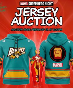 Buffalo Bandits Marvel Super Hero Night 2025 Hoodie – Limited Edition