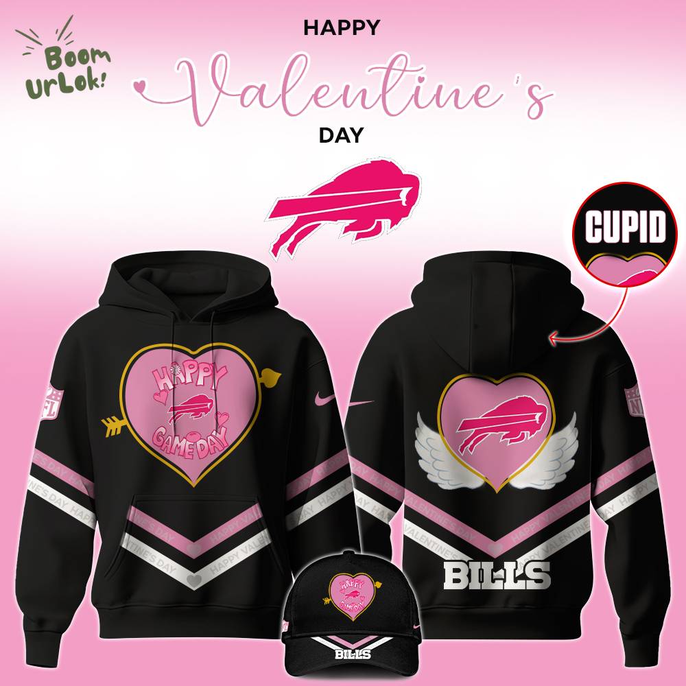 Buffalo Bills 2025 Valentine Game Day Hoodie - Limited Edition Buffalo Bills 2025 Valentine Game Day Hoodie - Limited Edition