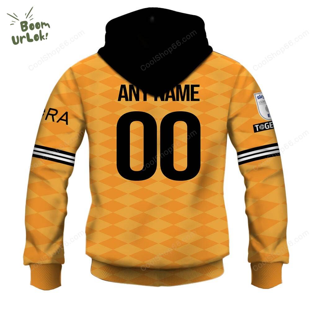 Cambridge United F.C. Home Jersey Style Hoodie - Soccer Team Gear Cambridge United F.C. Home Jersey Style Hoodie - Soccer Team Gear