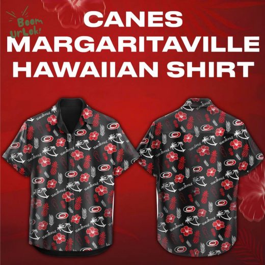 Carolina Hurricanes x Margaritaville Night Premium Limited Edition Hawaii Shirt