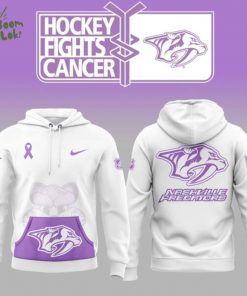 Celebrating the Hockey Fights Cancer Night – Limited Edition Hoodie 2025 – NHL Charity Apparel