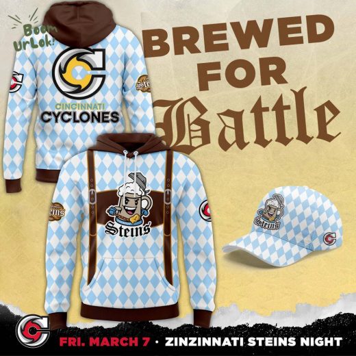 Cincinnati Cyclones x Zinzinnati Steins Hoodie | Collector’s Edition