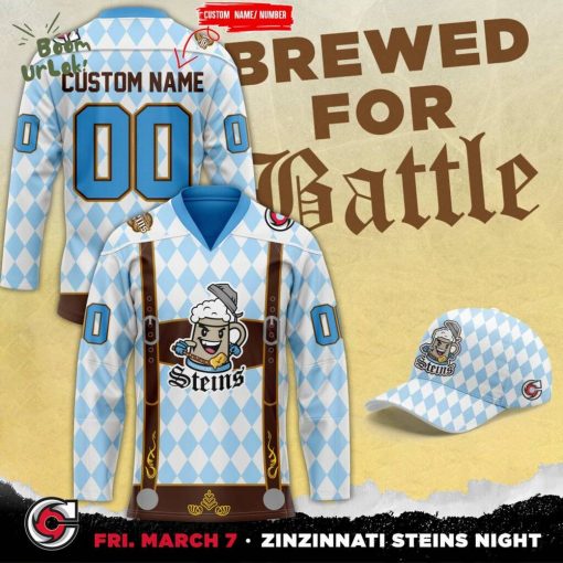 Cincinnati Cyclones x Zinzinnati Steins Special Edition Jersey