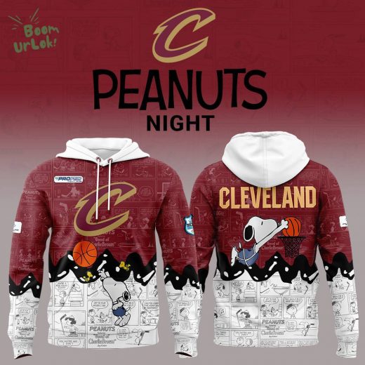 Cleveland Cavaliers 75th Anniversary of Peanuts Limited Edition Hoodie