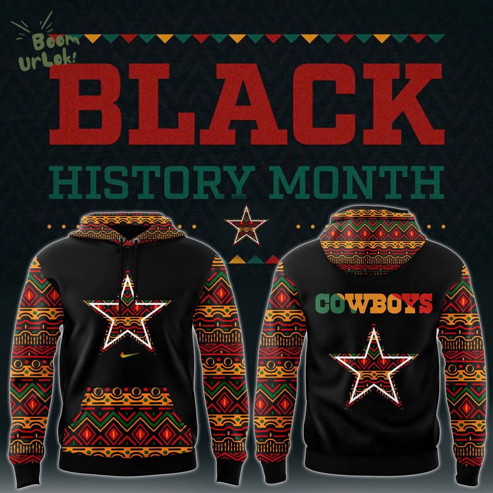 Dallas Cowboys Black History Month Hoodie - 2025 Edition Dallas Cowboys Black History Month Hoodie - 2025 Edition