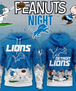 Detroit Lions 75th Anniversary of Peanuts Hoodie – NFL Fan Apparel