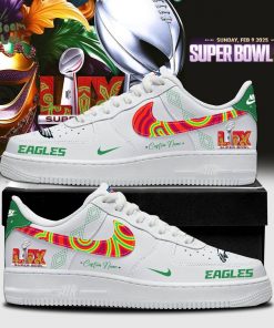 Eagles New Custom Air Force 1 Shoes for Super Bowl LIX – Personalized Edition