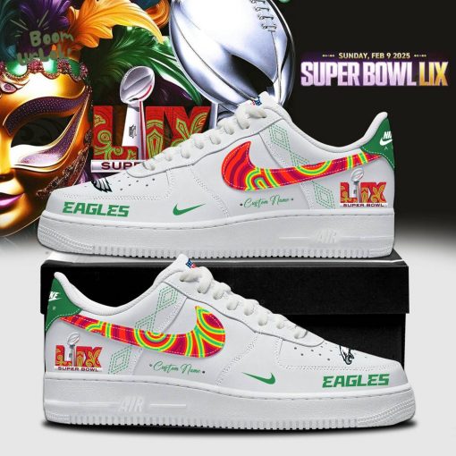 Eagles New Custom Air Force 1 Shoes for Super Bowl LIX – Personalized Edition