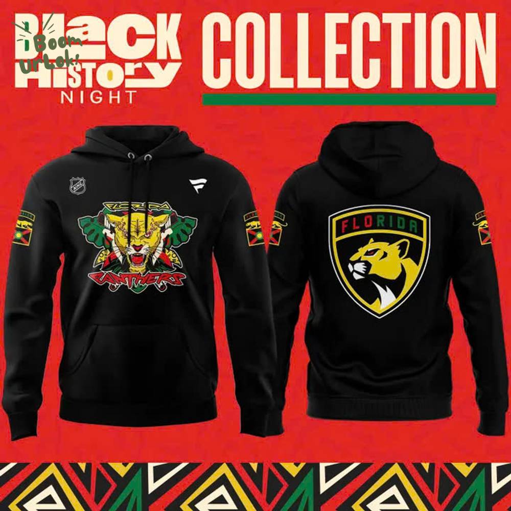 Florida Panthers 2025 Black History Night Hoodie Limited Edition Florida Panthers 2025 Black History Night Hoodie Limited Edition