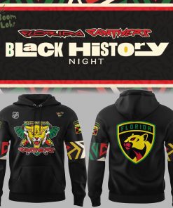 Florida Panthers Hockey NHL 2025 Limited Edition “Black History Night” Hoodie