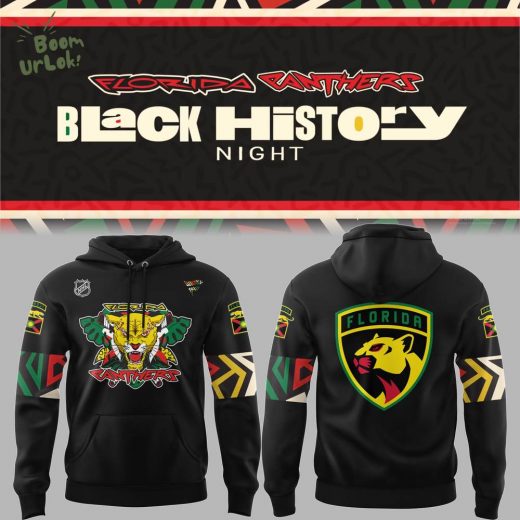 Florida Panthers Hockey NHL 2025 Limited Edition “Black History Night” Hoodie