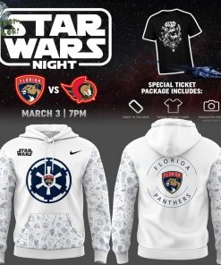 Florida Panthers NHL March 3 Star Wars Night Limited Edition Hoodie – 2025