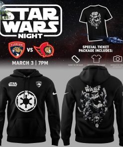 Florida Panthers NHL Star Wars Night Hoodie – 2025 New Design