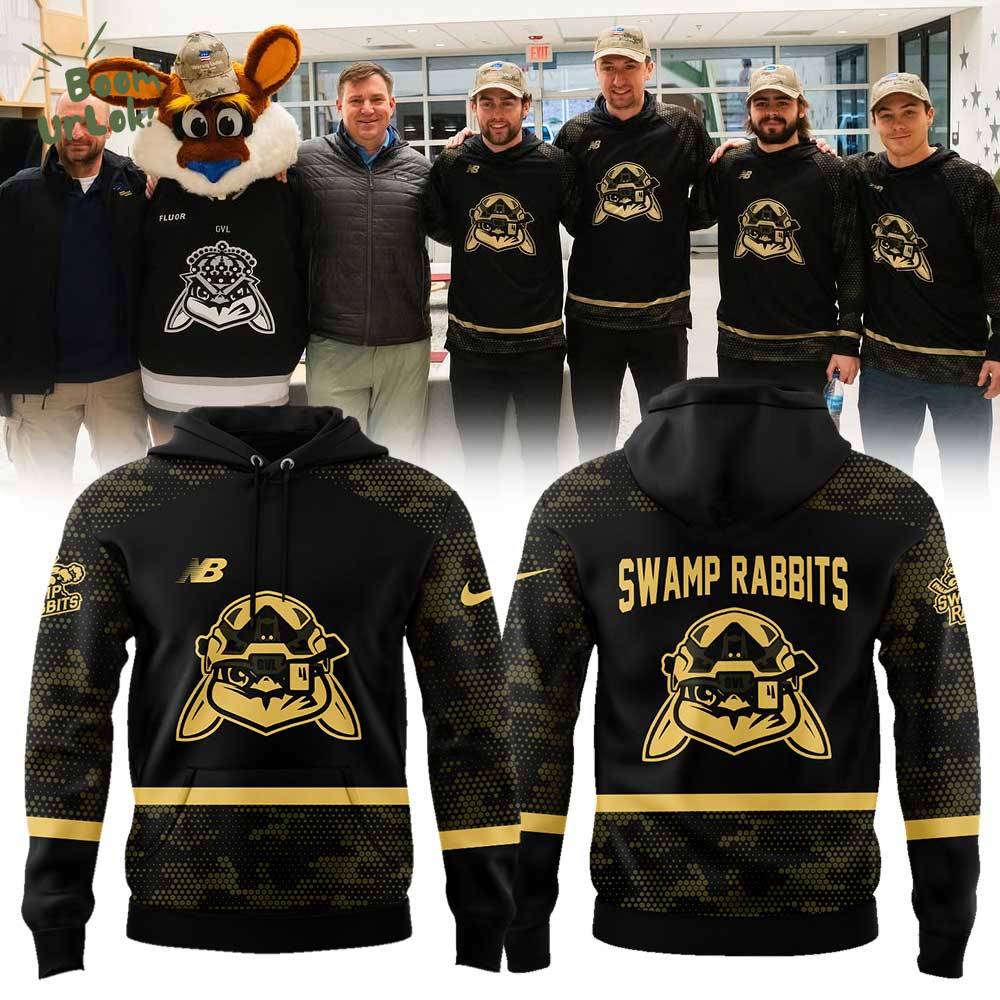 Greenville Swamp Rabbits Military Appreciation Day Hoodie Greenville Swamp Rabbits Military Appreciation Day Hoodie