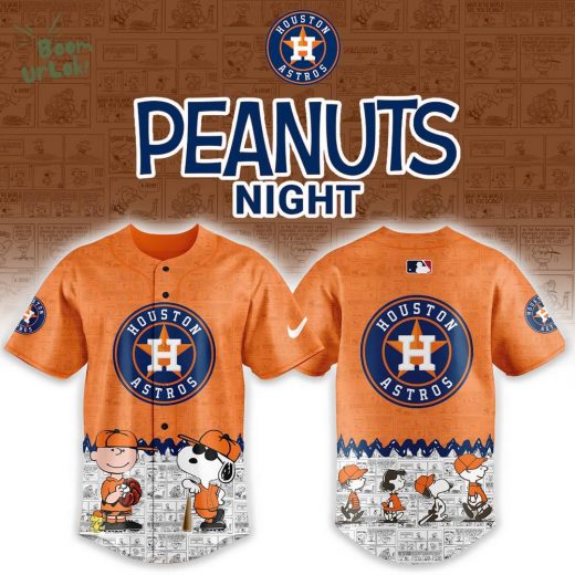 Houston Astros x 75th Peanut Anniversary Baseball Jersey Limited Edition