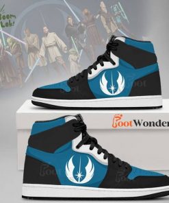 Jedi Council Star Wars Shoes for Fans – Limited Edition AJ1 Sneakers