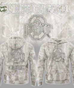 Limited Edition Ohio State Football & Fitch Camo Hoodie | 2025