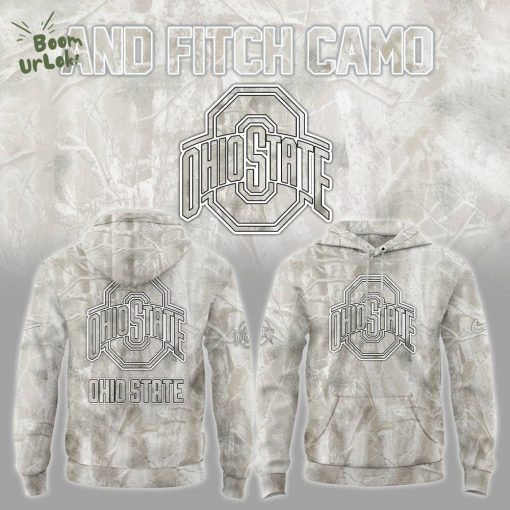 Limited Edition Ohio State Football & Fitch Camo Hoodie | 2025