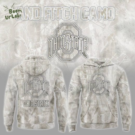Limited Edition Ohio State Football & Fitch Camo Hoodie | 2025