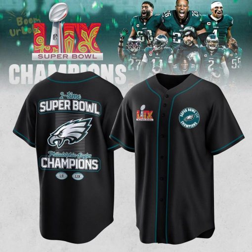 Limited Edition Philadelphia Eagles Super Bowl LIX 2025 New Black Jersey – Champions Edition