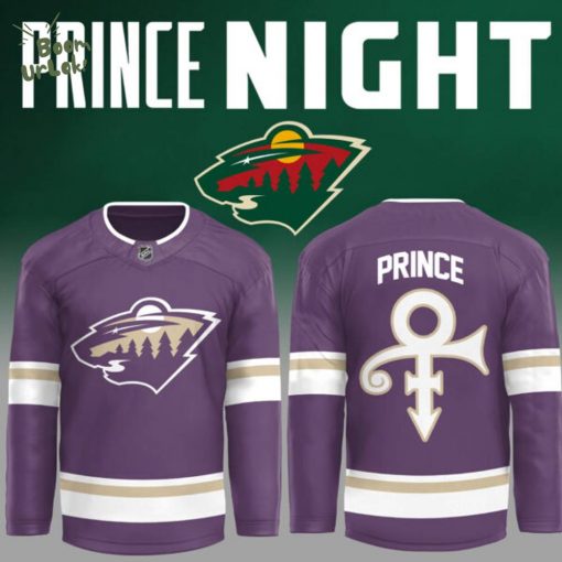 Limited Edition Wild x Prince Night NHL Jersey 2025 – Exclusive Hockey Fan Gear