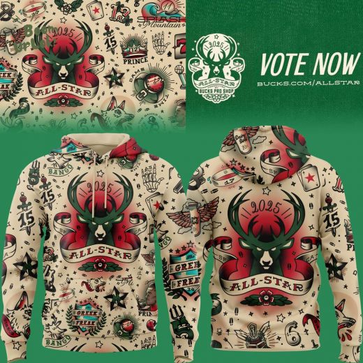 Milwaukee Bucks 2025 All-Star Vote Now Fan Limited Edition Hoodie