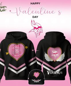 Minnesota Vikings 2025 Valentine Game Day Hoodie – Limited Edition