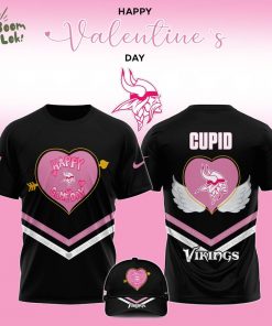 Minnesota Vikings 2025 Valentine Game Day T-shirt – Limited Edition