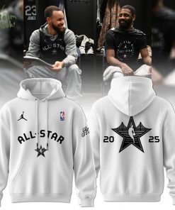NBA All Stars Fashion Collection 2025 Season White Hoodie – Basketball Fans Hoodie