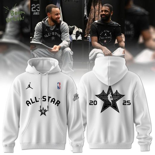NBA All Stars Fashion Collection 2025 Season White Hoodie – Basketball Fans Hoodie