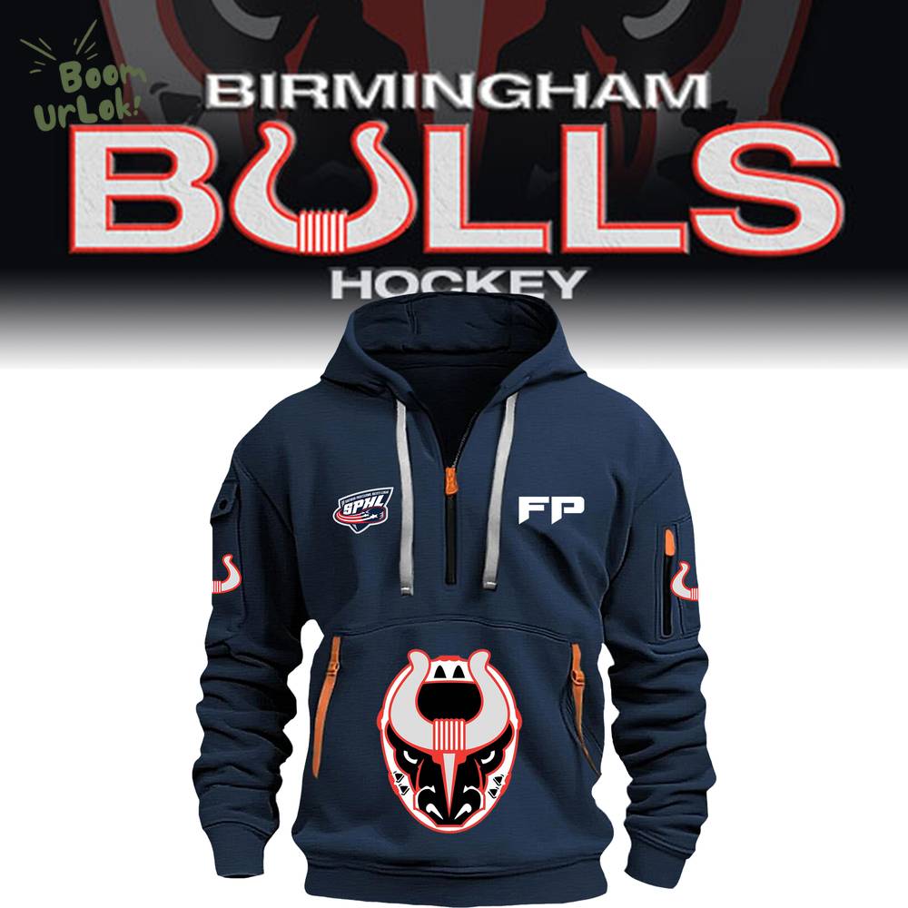 New Navy Hoodie Birmingham Bulls 2024 – Official Team Hoodie New Navy Hoodie Birmingham Bulls 2024 – Official Team Hoodie