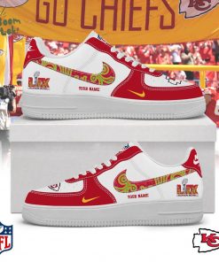 New Personalized Kansas City Football Air Force 1 Shoes for Fans – Custom Edition