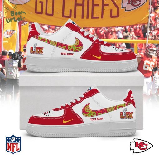 New Personalized Kansas City Football Air Force 1 Shoes for Fans – Custom Edition