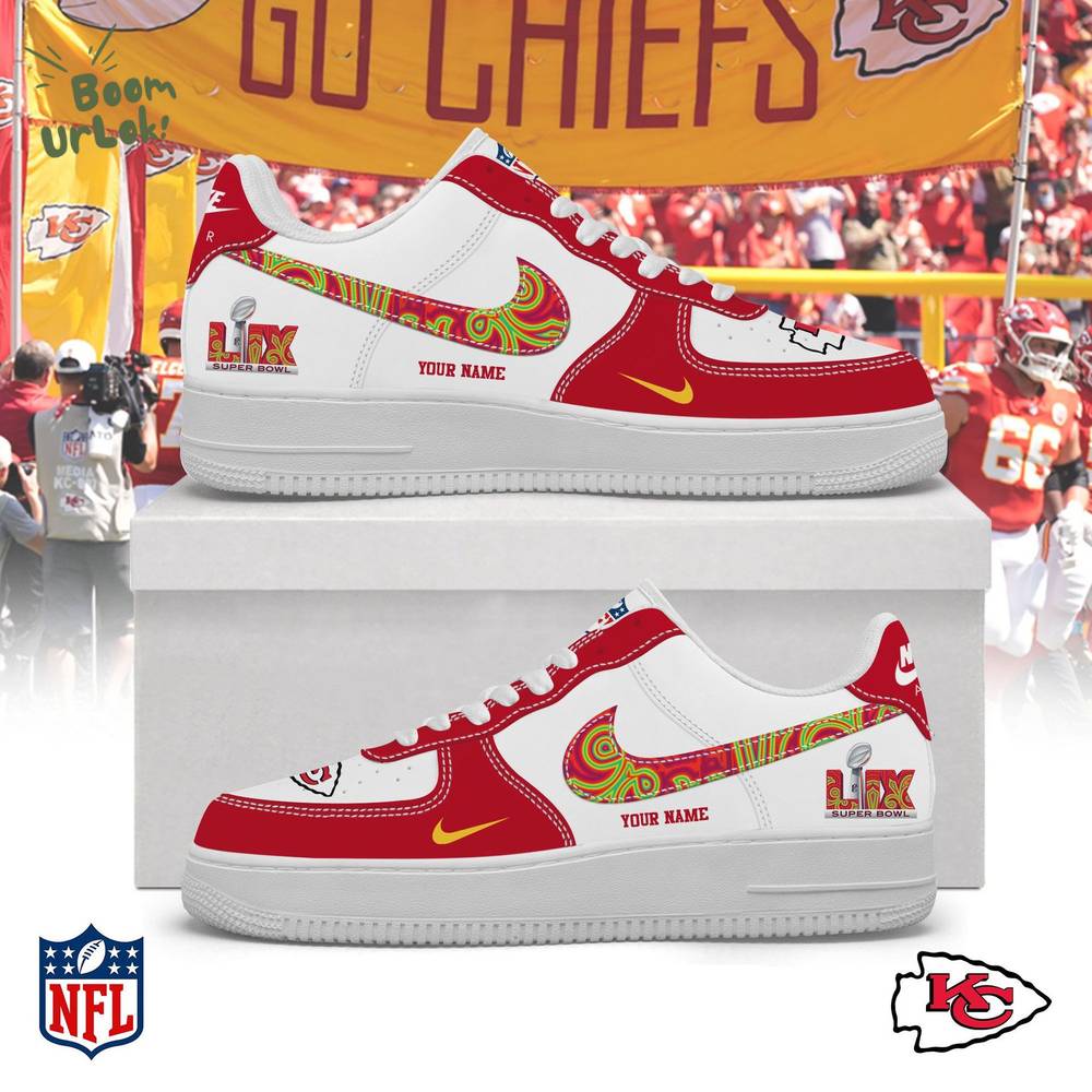 New Personalized Kansas City Football Air Force 1 Shoes for Fans – Custom Edition New Personalized Kansas City Football Air Force 1 Shoes for Fans – Custom Edition